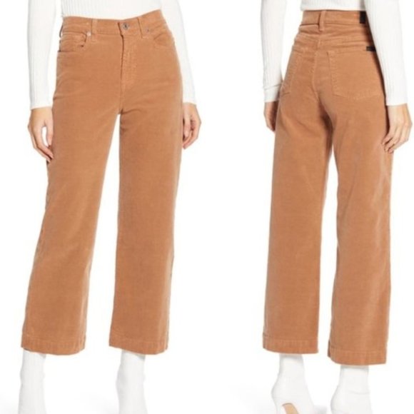 7 For All Mankind Alexa High Rise Cropped Jeans 29 NWT - Picture 2 of 5